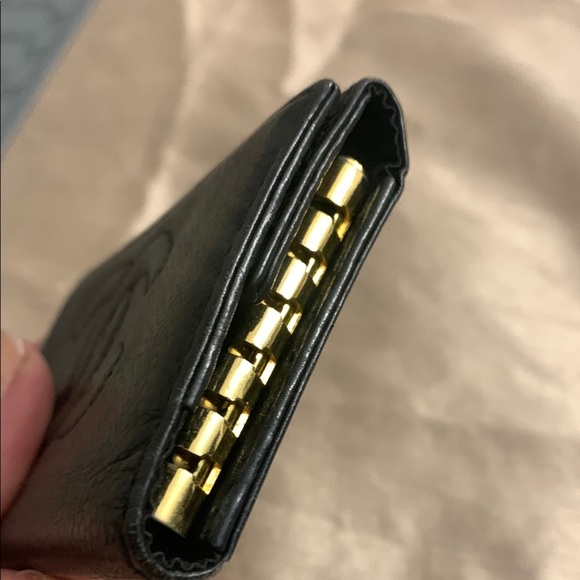 Chanel Black Key Card Holder with Iconic CC Logo hard to find EUC Authentic - Picture 13 of 14